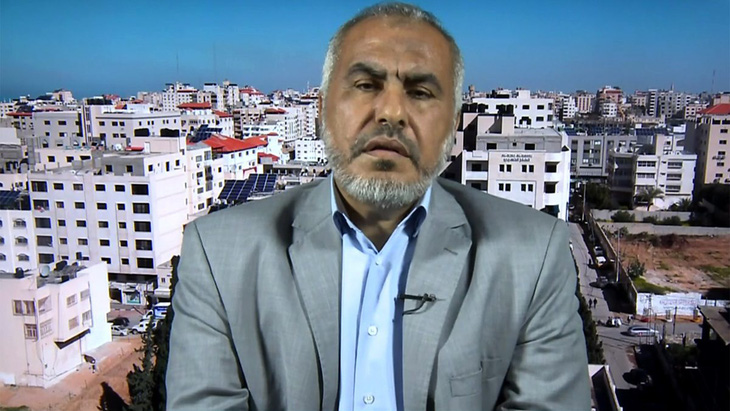 Ông Ghazi Hamad, người phát ngôn phong trào Hồi giáo Hamas - Ảnh: BBC
