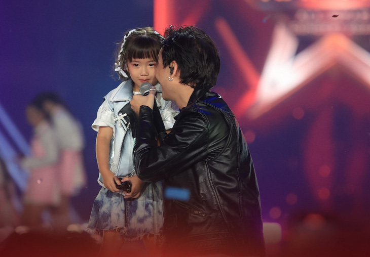 Con gái JustaTee bên trên Sảnh khấu Rap Việt All-Star Concert 2023 - Ảnh: BTC
