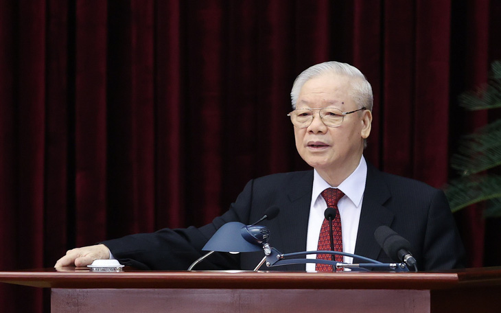Tổng bí thư Nguyễn Phú Trọng phát biểu bế mạc Hội nghị Trung ương 8