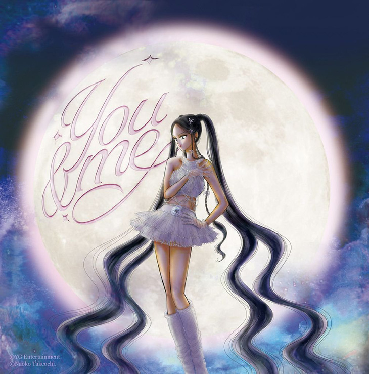 Ảnh bìa của bài hát được vẽ bởi nghệ sĩ tạo nên bộ truyện tranh nổi tiếng Thủy thủ mặt trăng - Takeuchi Naoko - Ảnh: YG Entertainment