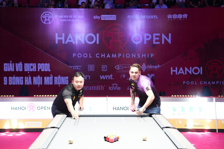 Giải billiard 9 bi Hanoi Open Pool Championship 2023 do Matchroom phối hợp với Vietcontent tổ chức - Ảnh: BTC
