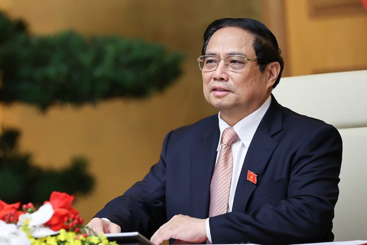 Thủ tướng Phạm Minh Chính phát biểu tại hội đàm - Ảnh: VGP