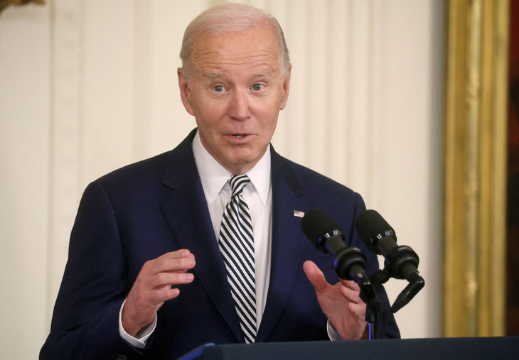 Tổng thống Mỹ Joe Biden tại Nhà Trắng hôm 30-10 - Ảnh: REUTERS