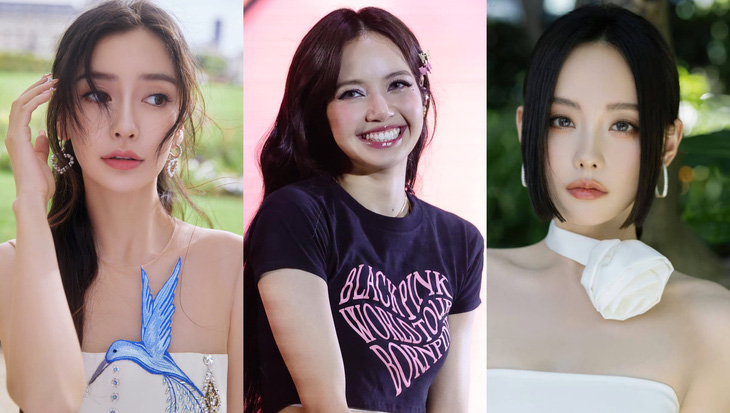 Từ trái qua: Angelababy, Lisa, Trương Gia Nghê - Ảnh: Sohu