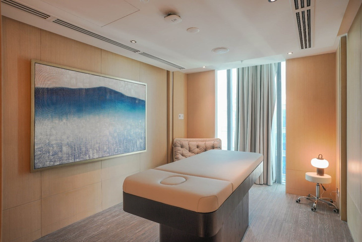 Phòng spa – một trong những tiện ích bên trong tòa căn hộ hàng hiệu đầu tiên của Marriott tại Việt Nam