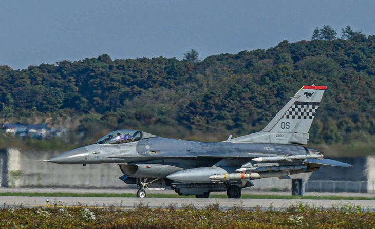 Tiêm kích F-16 thuộc Không quân Mỹ tham gia cuộc diễn tập &quot;Phòng thủ cảnh giác&quot; ở Hàn Quốc - Ảnh: EURASIAN TIMES