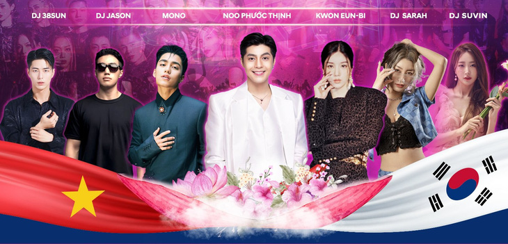 Kwon Eun Bin sẽ biểu diễn cùng Noo Phước Thịnh, MONO tại Thái Bình