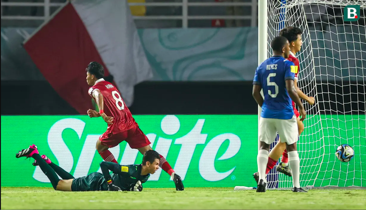 U17 Indonesia cầm chân U17 Ecuador ở trận khai mạc World Cup 2023 - Ảnh: BOLA
