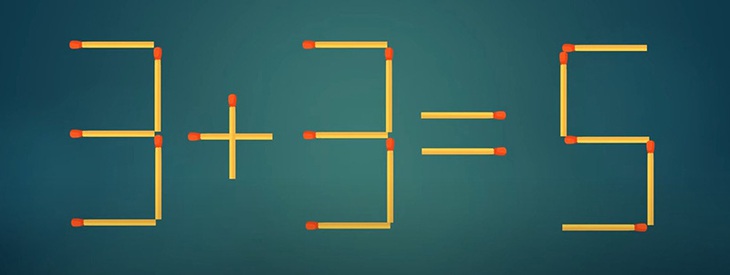 Thử tài IQ: Di chuyển một que diêm để 13-8=6+5 thành phép tính đúng - Ảnh 4.