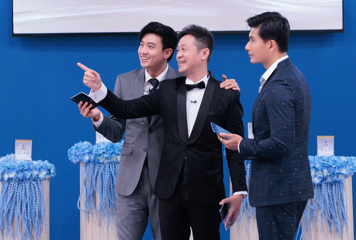 Từ trái qua: Quốc Trường, Anh Tuấn và Lâm Bảo Châu xuất hiện trong tập 3 - Ảnh: BTC