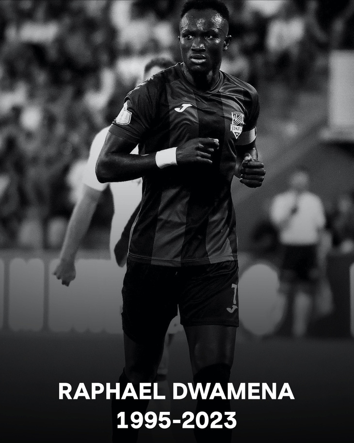 Raphael Dwamena đã qua đời ở tuổi 28 - Ảnh: GFA