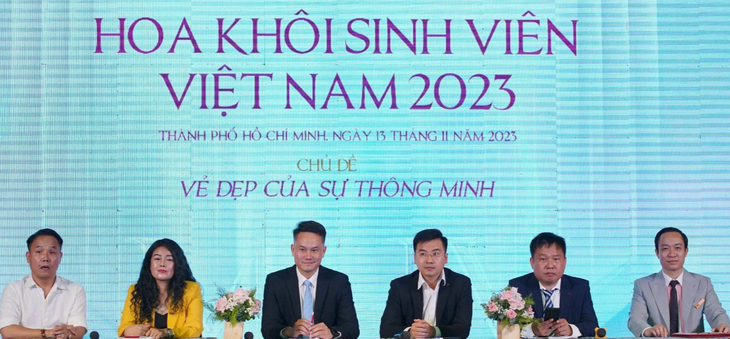 Công bố cuộc thi Hoa khôi Sinh viên Việt Nam 2023 tại TP.HCM - Ảnh: BTC