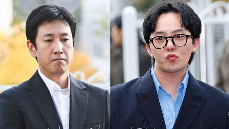 Lee Sun Kyun (trái) và G-Dragon vướng vào cáo buộc lạm dụng ma túy - Ảnh: Soompi