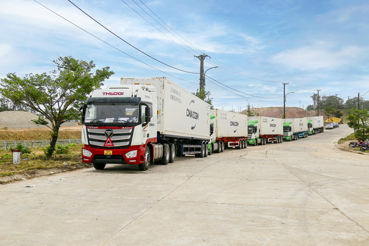 THILOGI vận chuyển nông sản từ nông trường Lào qua cửa khẩu quốc tế Nam Giang, Quảng Nam.