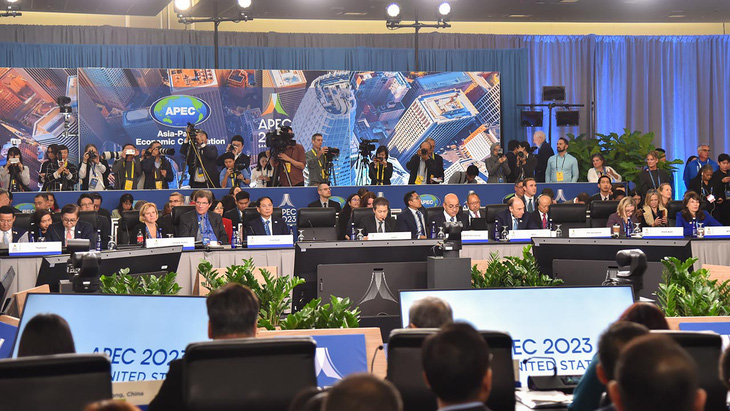 Hội nghị Liên bộ trưởng ngoại giao - kinh tế APEC lần thứ 34 là hoạt động quan trọng trong Tuần lễ Cấp cao APEC năm 2023, nhằm chuẩn bị nội dung cho Hội nghị Các nhà lãnh đạo APEC lần thứ 30 sẽ diễn ra trong các ngày 16 và 17-11-2023 - Ảnh: Thế giới và Việt Nam
