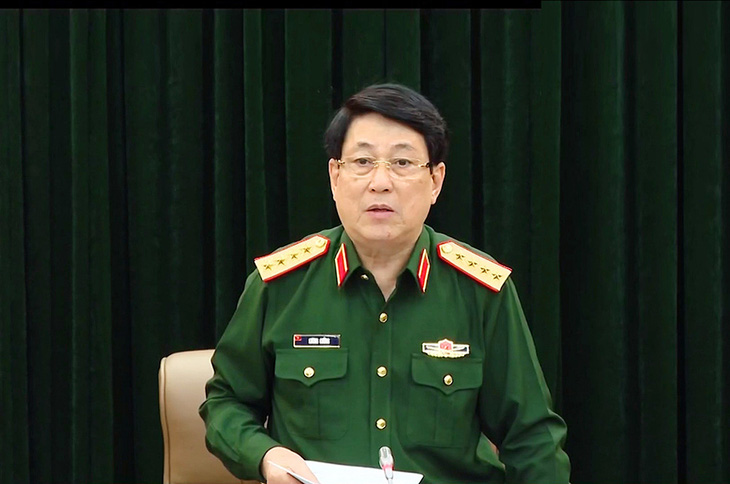 Đại tướng Lương Cường - ủy viên Bộ Chính trị, ủy viên Thường vụ Quân ủy Trung ương, chủ nhiệm Tổng cục Chính trị Quân đội nhân dân Việt Nam - Ảnh: MOD