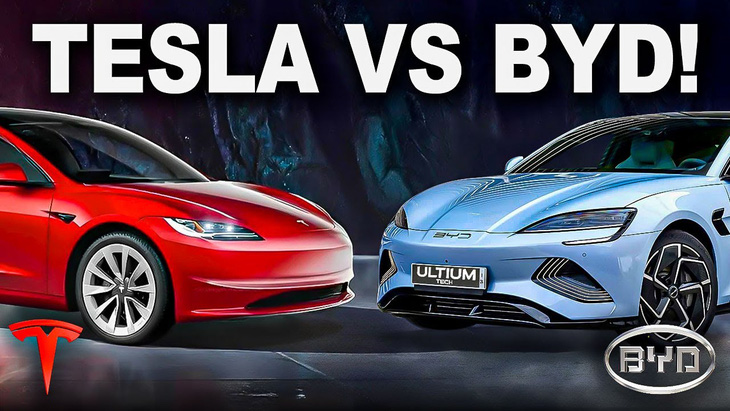 Cuộc đua doanh số xe điện thế giới chỉ là cuộc đua song mã giữa BYD và Tesla, với thương hiệu Mỹ trội hơn đôi chút về xe thuần điện nhưng đối thủ Trung Quốc áp đảo về xe hybrid sạc điện - Ảnh: UltiumTech