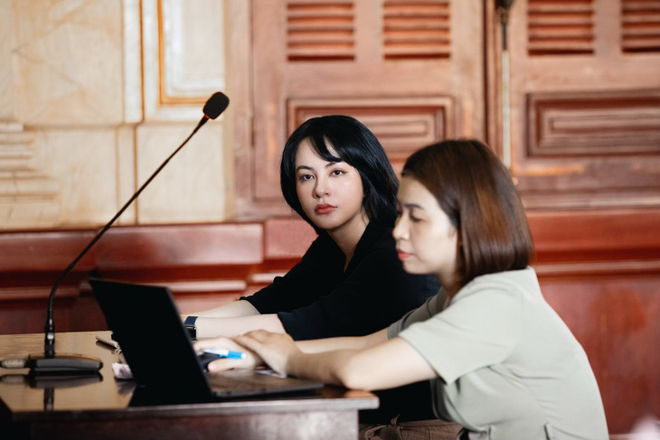 Bà Phạm Thị Ngọc Thúy tại tòa - Ảnh: NVCC