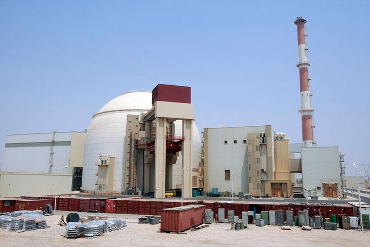 Lò phản ứng hạt nhân tại Bushehr, nhà máy điện hạt nhân duy nhất của Iran - Ảnh: REUTERS
