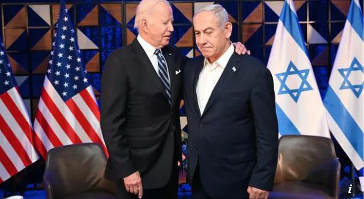 Tổng thống Joe Biden và Thủ tướng Benjamin Netanyahu - Ảnh: GUARDIAN