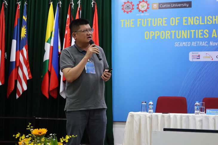 TS Nguyễn Thành Luân đề xuất ý kiến tại hội thảo