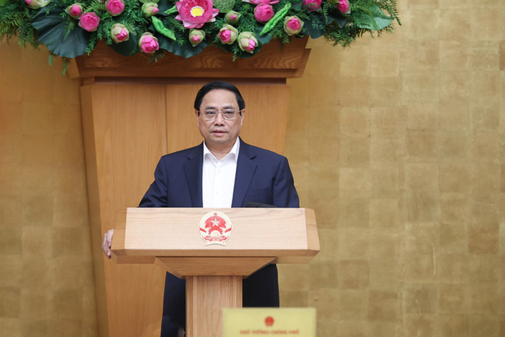Thủ tướng Phạm Minh Chính gợi mở cho xây dựng Luật Điện lực - Ảnh: VGP