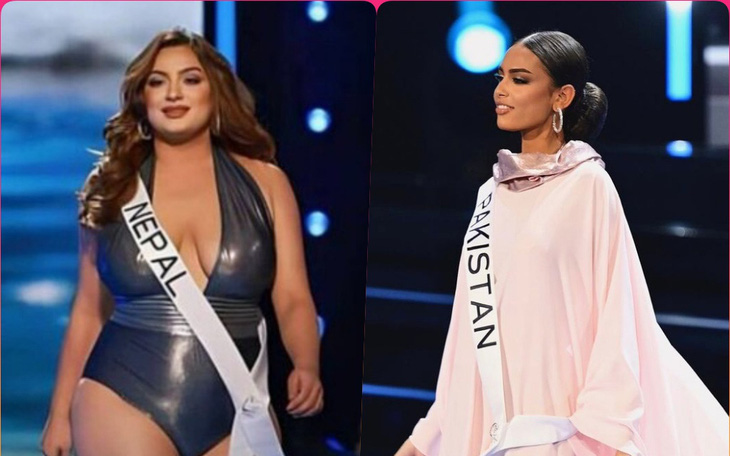 Xuất hiện người đẹp mặc kín như bưng, ngoại cỡ tại bán kết Miss Universe 2023