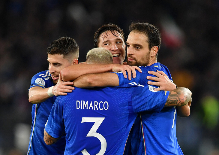 Tuyển Ý chờ quyết đấu với Ukraine ở lượt cuối vòng loại Euro 2024 - Ảnh: REUTERS