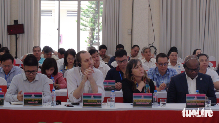 Hội thảo có sự tham dự của đại diện các tổ chức quốc tế tại Việt Nam - Ảnh: ĐẶNG TUYẾT