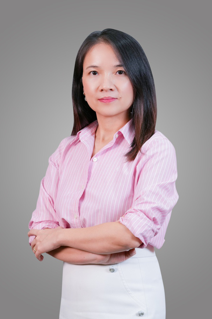 Bà Đinh Thị Huyền Thanh - thành viên HĐQT kiêm tổng giám đốc PGBank
