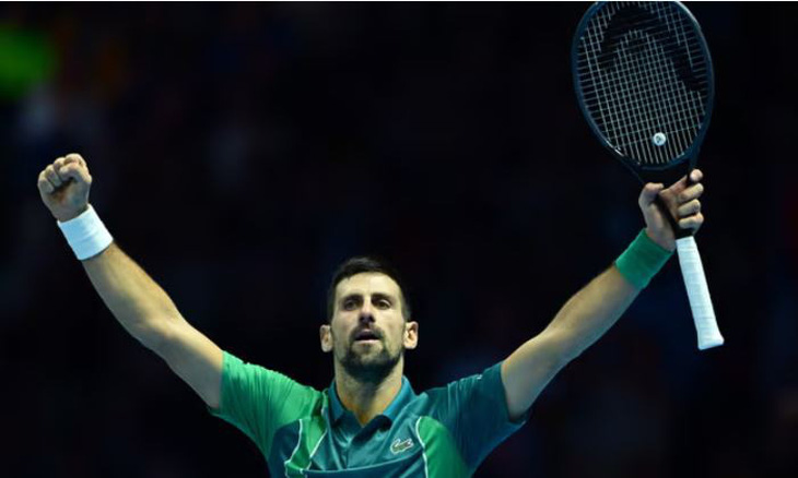Novak Djokovic lần thứ 9 lọt vào chung kết ATP Finals - Ảnh: Getty Images