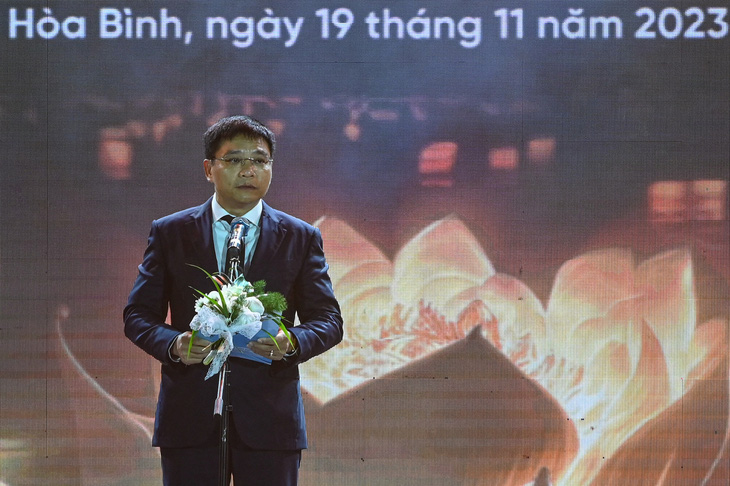 Bộ trưởng Nguyễn Văn Thắng phát biểu tại lễ tưởng niệm - Ảnh: HỒNG QUANG