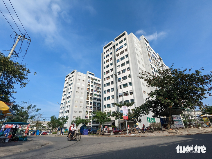 Dự án khu chung cư nhà ở xã hội Khu công nghiệp Hòa Khánh, quận Liên Chiểu, TP Đà Nẵng - Ảnh: TẤN LỰC