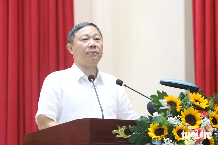 Ông Dương Anh Đức, phó chủ tịch UBND TP.HCM, phát biểu chỉ đạo tại buổi tọa đàm - Ảnh: MINH HÒA