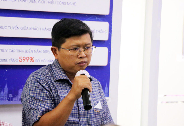 Ông Nguyễn Hữu Tuấn - phó giám đốc Trung tâm giải pháp miền Nam (Viettel) - cho rằng chỉ nên có một hoặc một số sàn giao dịch công nghệ chính - Ảnh: TRỌNG NHÂN