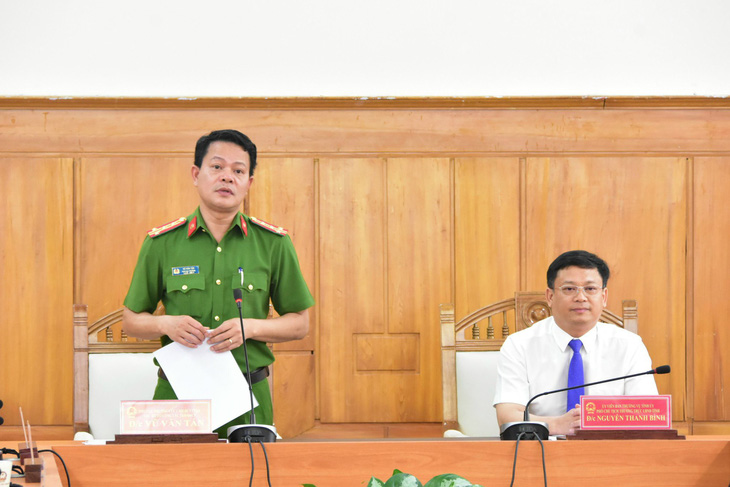 Đại tá Vũ Văn Tấn - phó cục trưởng Cục Cảnh sát quản lý hành chính về trật tự xã hội - Ảnh: Cục C06