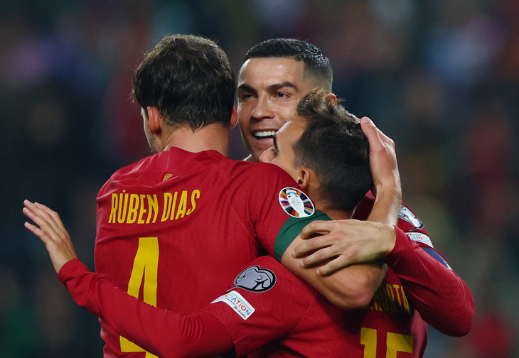 Bồ Đào Nha toàn thắng tại vòng loại Euro 2024 - Ảnh: REUTERS