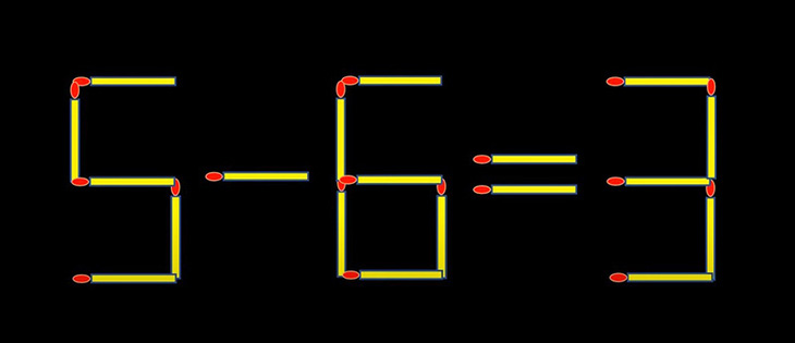 Thử tài IQ: Di chuyển một que diêm để 4+7=5-4 thành phép tính đúng - Ảnh 4.