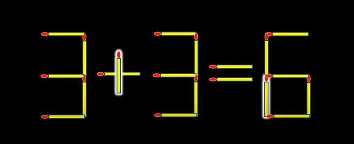 Thử tài IQ: Di chuyển một que diêm để 4+7=5-4 thành phép tính đúng - Ảnh 1.