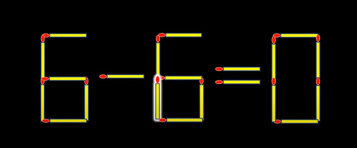 Thử tài IQ: Di chuyển một que diêm để 8-3=1-1 thành phép tính đúng - Ảnh 1.