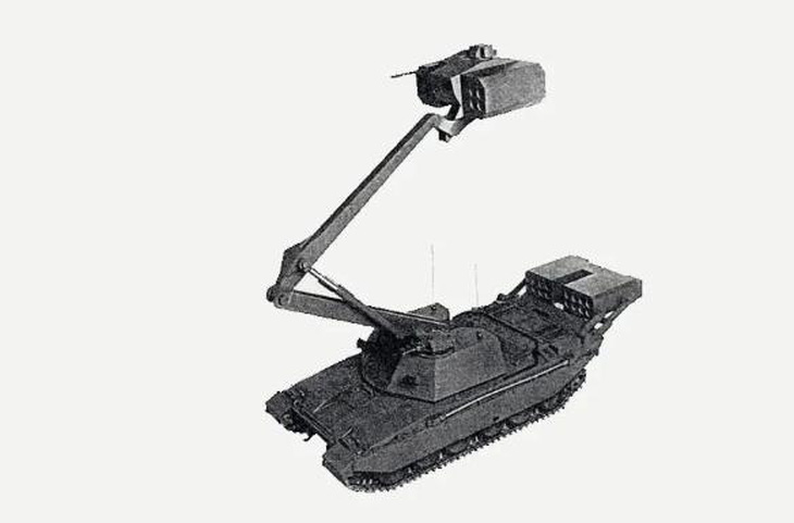 Dự án tháp pháo chống tăng Panther của Đức - Ảnh: VIA SECRET PRỌECTS
