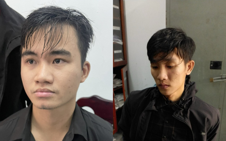 Camera ghi lại cảnh hai nghi phạm cướp ngân hàng ở Đà Nẵng