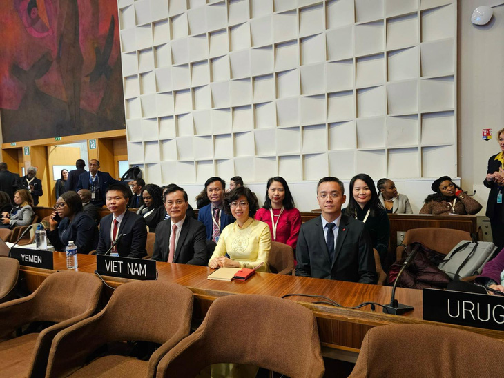 Đoàn Việt Nam tại kỳ họp Đại hội đồng lần thứ 24 Công ước Di sản thế giới - Ảnh: Bộ Ngoại giao