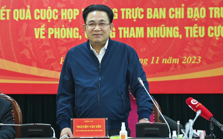 Phó trưởng Ban Nội chính Trung ương Nguyễn Văn Yên - Ảnh: GIA HÂN