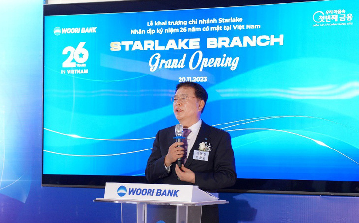 Ngân hàng Woori Việt Nam khai trương chi nhánh tại Khu đô thị Starlake, Hà Nội - Ảnh 1.