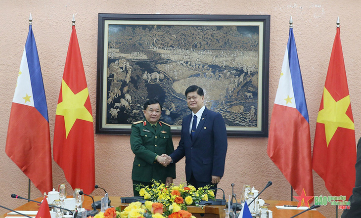 Đối thoại chính sách quốc phòng Việt Nam - Philippines lần thứ 5 - Ảnh: QĐND
