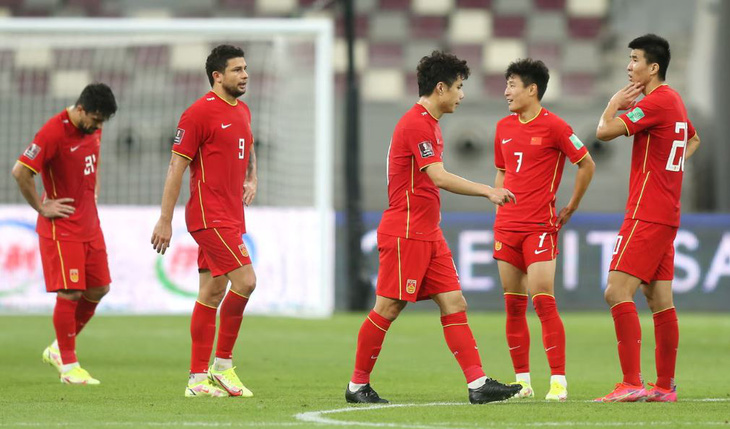 Tuyển Trung Quốc tiếp tục bị chỉ trích sau thất bại 0-3 trước Hàn Quốc - Ảnh: Getty