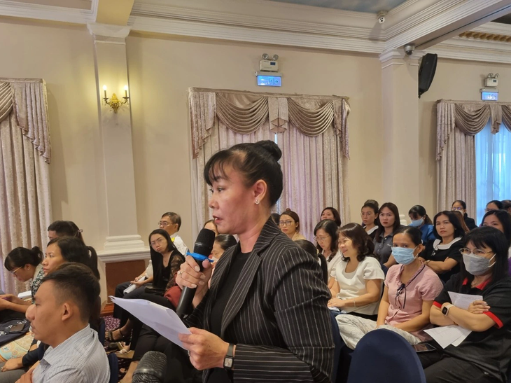 Bà Vũ Thị Thu Thủy - phó giám đốc khối tài chính kế toán Công ty Daikin Việt Nam - Ảnh: A.H
