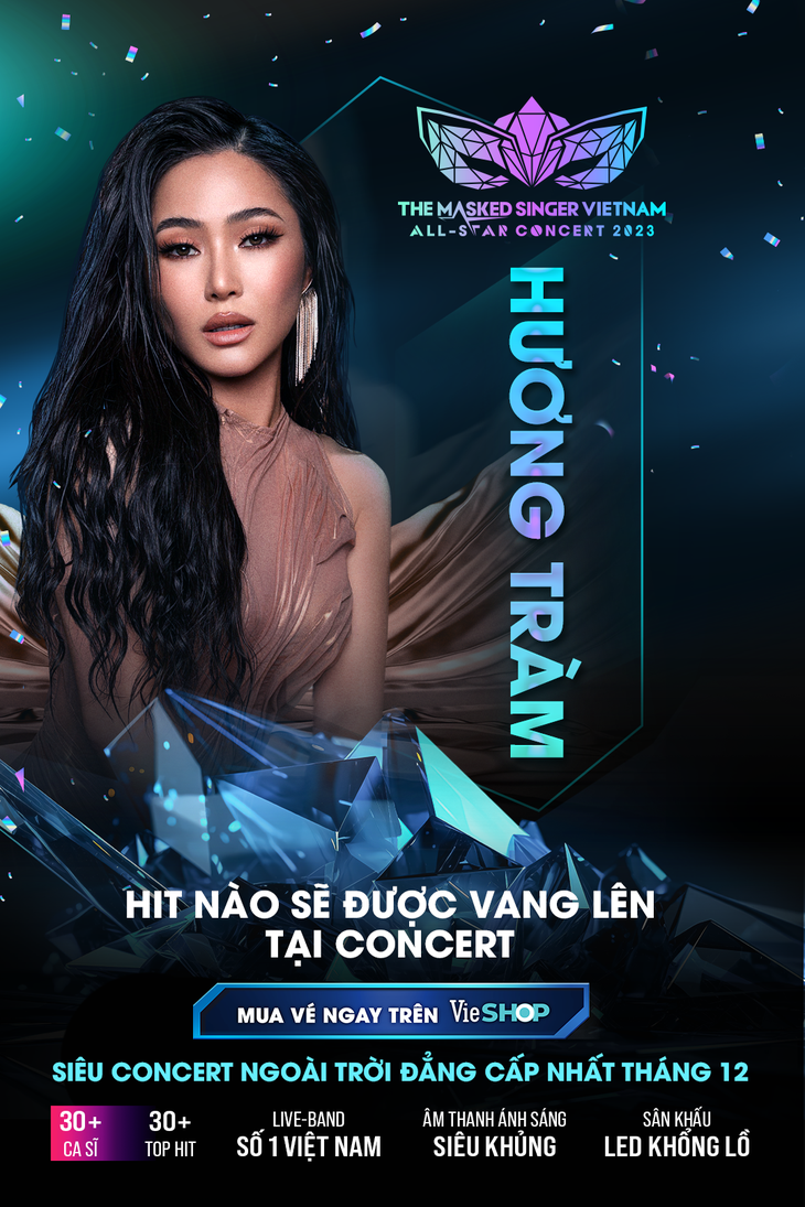 Thông tin Hương Tràm sẽ góp mặt tại The Masked Singer Vietnam All-star Concert 2023 khiến fan đứng ngồi không yên 