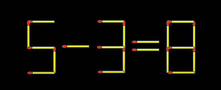 Thử tài IQ: Di chuyển một que diêm để 6+7=1 thành phép tính đúng- Ảnh 3.